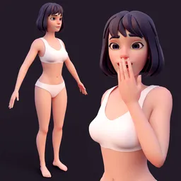 Suzanne-Stylized Female Character