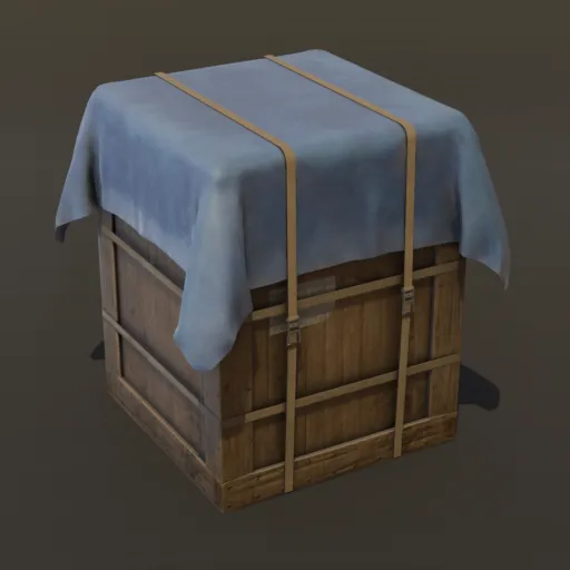Supply Crate Tarp Covered