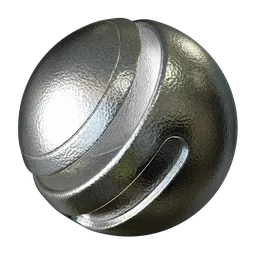 Hammered Silver Metal