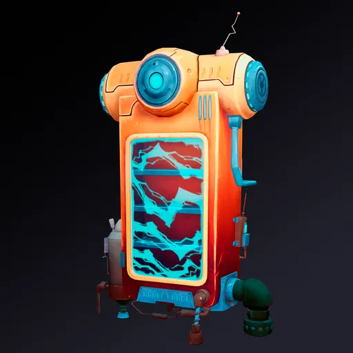 Stylized sci-fi closet