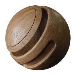 High-detail PBR light wood texture for 3D rendering in Blender, ideal for visualization of wooden surfaces and objects.