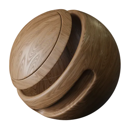 High-detail PBR light wood texture for 3D rendering in Blender, ideal for visualization of wooden surfaces and objects.