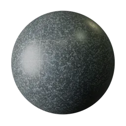 High-res seamless PBR granite texture for 3D modelling and rendering.