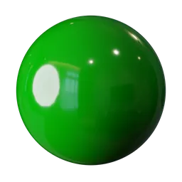 Hi-Gloss Green Plastic