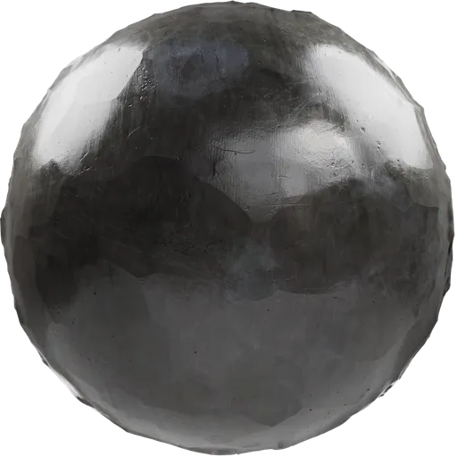 High-resolution PBR shabby metal material for realistic texturing in Blender 3D.