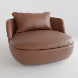 Bart armchair Leather