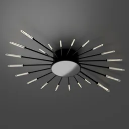 Modern Sputnik Ceiling Chandelier