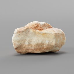 "Photogrammetry scanned rock model with hyper-realistic details and 1K textures, perfect for Blender 3D projects. AI generated image with clean and smooth texture, featured on Artistation. Untextured rock figurine with serrated point, rendered for a realistic look."