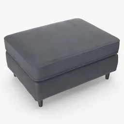 Grey Ottoman