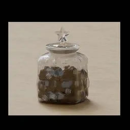Glass jar