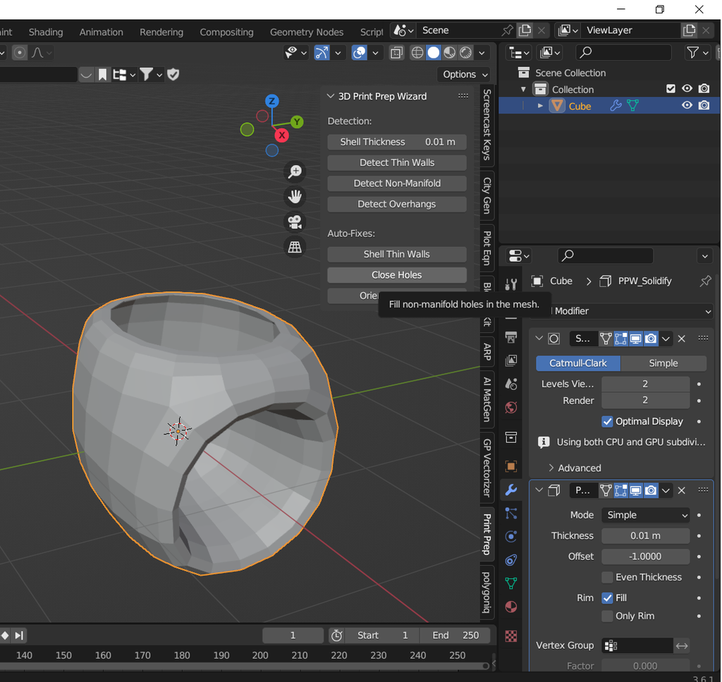 3D Print Prep Wizard | FREE Tools add-ons | Blendkit