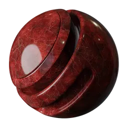 Red marble