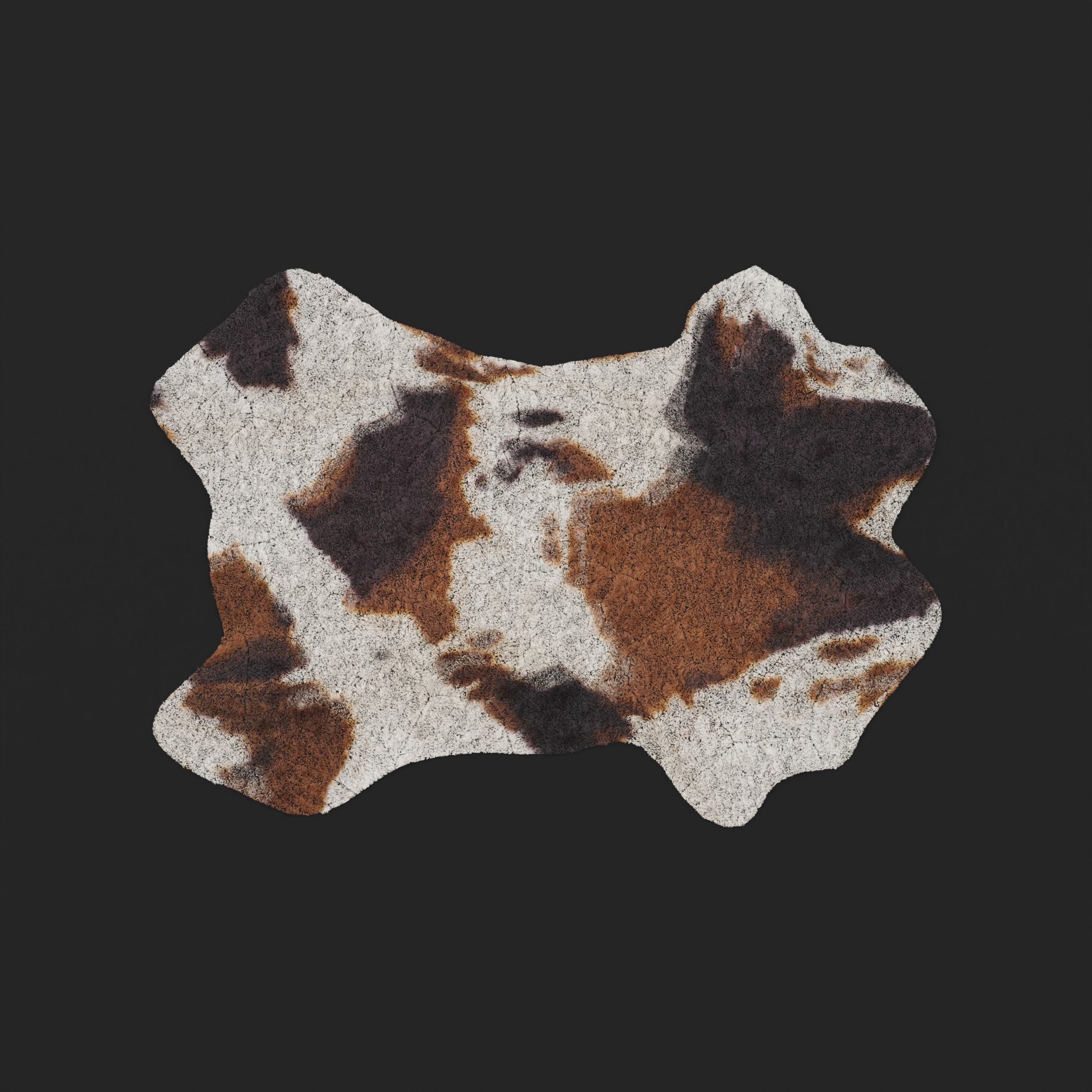 Fake Cowhide Rug (Cycles Only) FREE 3D Carpet models BlenderKit