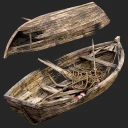 Old Broken Boat