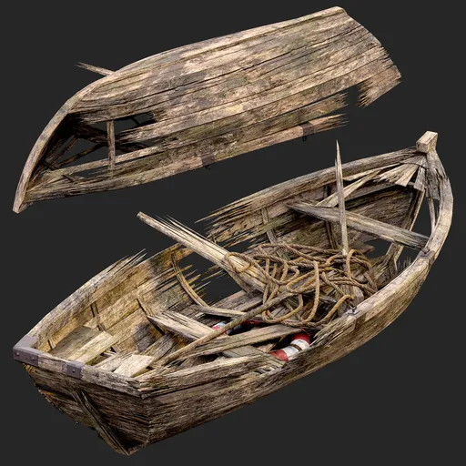 Old Broken Boat