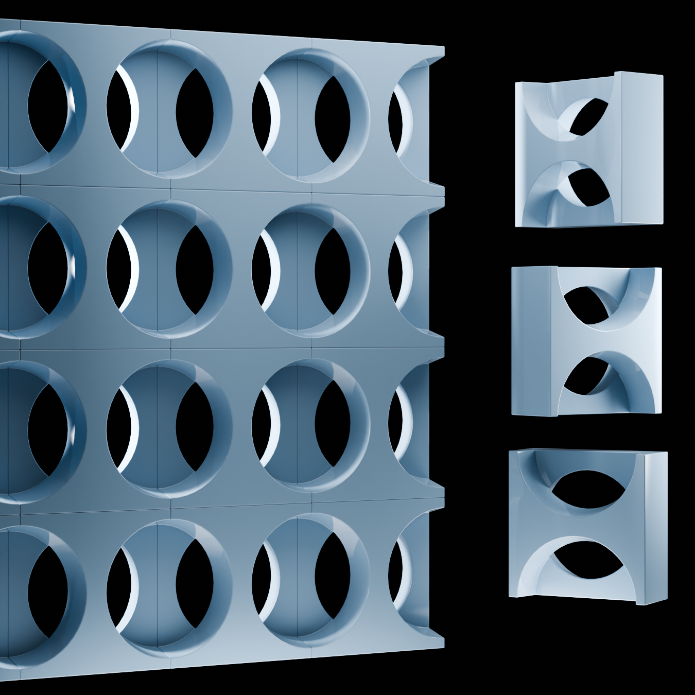 3D Panels models | BlenderKit