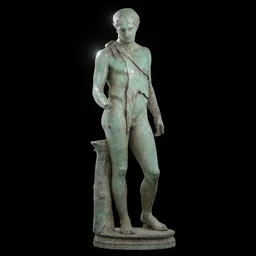 statue of Vs Dionysus of Tivoli