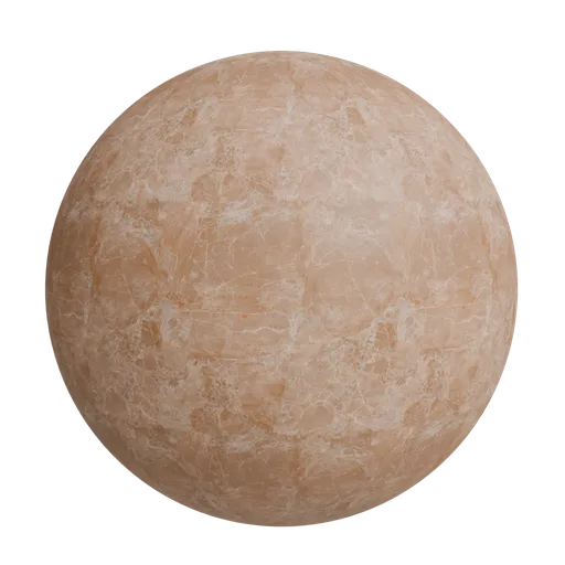 Glossy finish brown marble