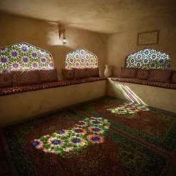 Traditional Persian room