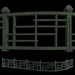 Shapeable Wood Fence