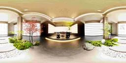 Panel Lighting Japanese Tea Room