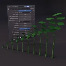 Sapling Growth Simulation