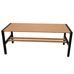 Wooden and metal table