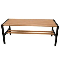 Wooden and metal table