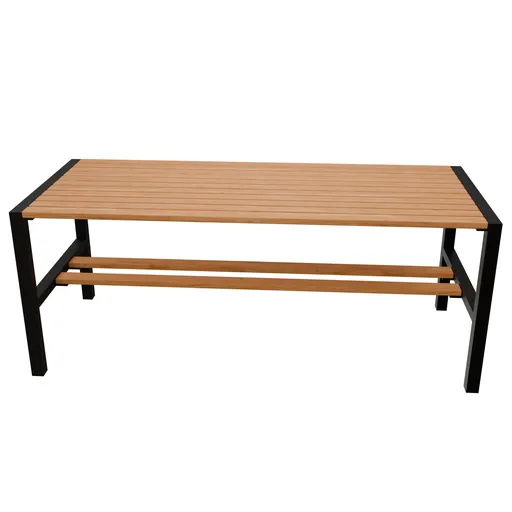 Wooden and metal table