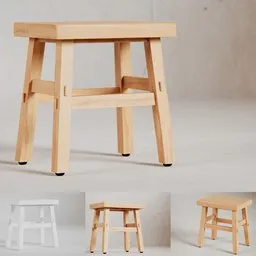 Wooden Stool