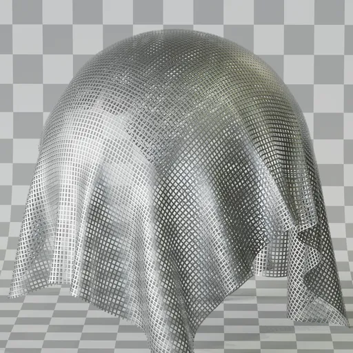 PBR Silver Mesh