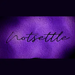 Procedural Text on Purple Sand Scene