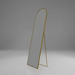 Shatterproof Metal Full Length Mirror