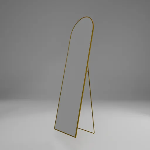 Shatterproof Metal Full Length Mirror