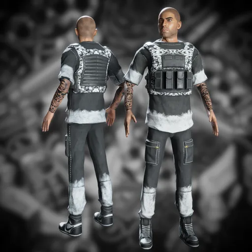 Military Gangster Character