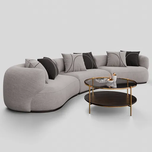 Sofa Monaco Curved