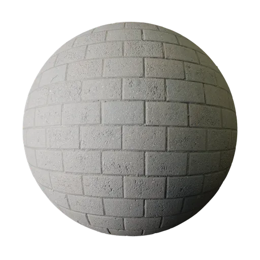 Washed Gray Brick Paving