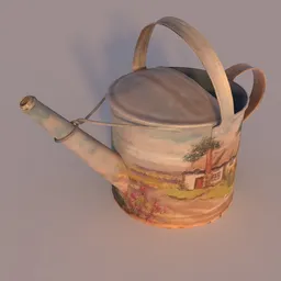 Painted Watering Can