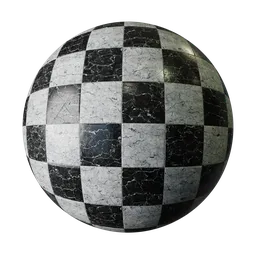 Checker Marble Tiles