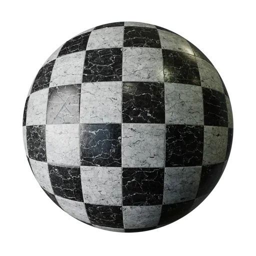 Checker Marble Tiles