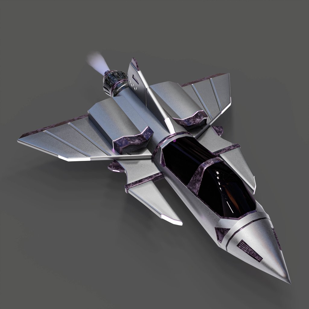 Space Ship Cobra | Spacecraft models | BlenderKit