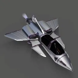"Explore the Space Ship Cobra 3D model in Blender 3D - a sleek metallic spacecraft with jet engine, perfect for animations and visual renderings. This lightly detailed model boasts a Coriolis RPG art style, inspired by science fiction classics like Naboo and Farscape."