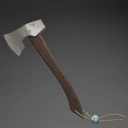 "Get your hands on this realistic shaded historic military Axe, textured in Substance Painter. Perfect for forestry and utilitarian purposes, inspired by Charles H. Woodbury. Available for download on the 3D marketplace for Blender 3D models."