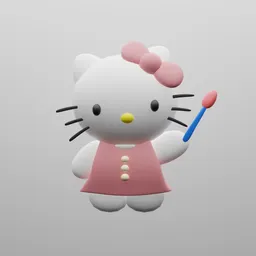 Artist hello kitty doll