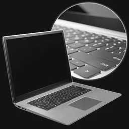 "Modern Slim Laptop 3D model for Blender 3D: A sleek, silver keyboard laptop with a black screen. Realistic rendering and inspired by Microsoft Surface laptops, this 3D model is perfect for various design projects."
or
"High-quality Modern Slim Laptop 3D model for Blender 3D: Featuring a silver keyboard and black screen, this realistic rendering is inspired by Microsoft Surface laptops. Ideal for designers seeking a modern and sleek laptop for their projects."