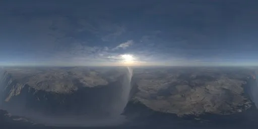 Deep Cliff Sci fi Landscape