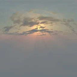 Sunset Sky With Clouds
