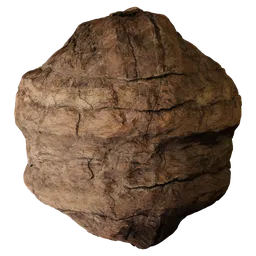 Rugged Layered Rock Surface