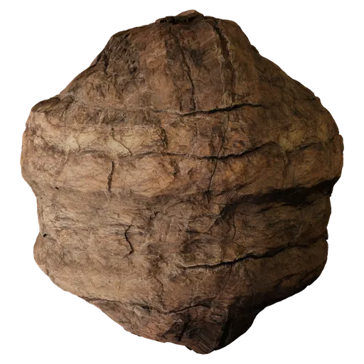Rugged Layered Rock Surface