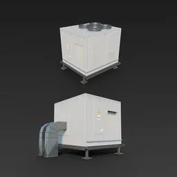 Simple Air Contitioning Rooftop Unit HVAC